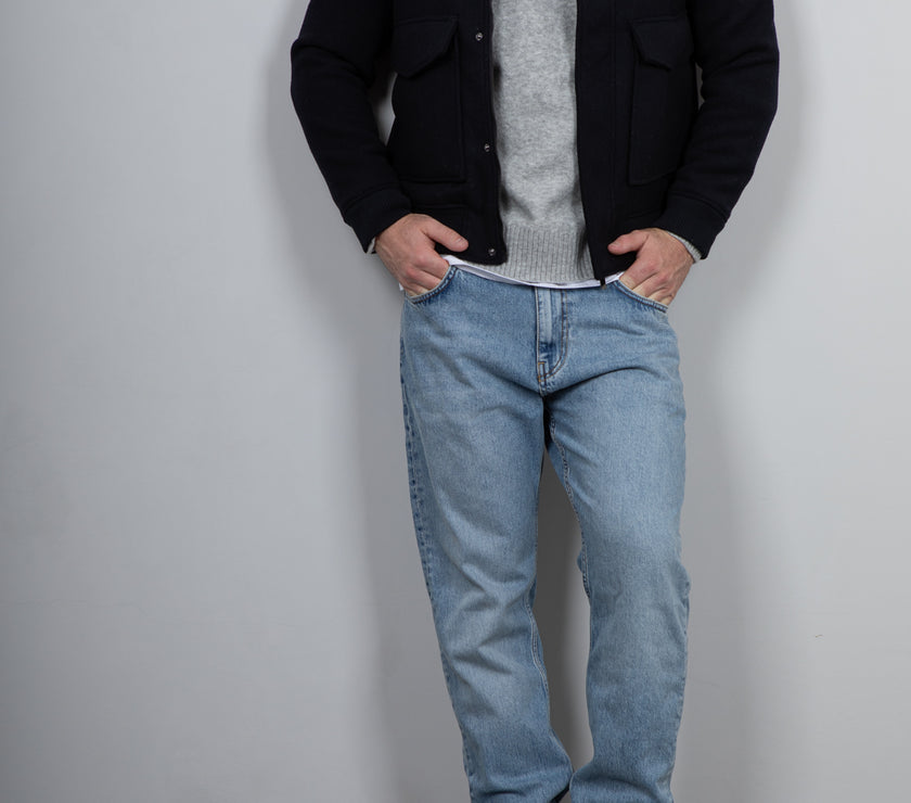 Bomber in panno SQUAD 2 - BLU GBS401