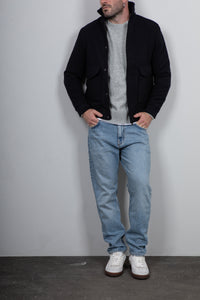 Bomber in panno SQUAD 2 - BLU GBS401