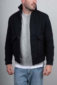 Bomber in panno SQUAD 2 - BLU GBS401