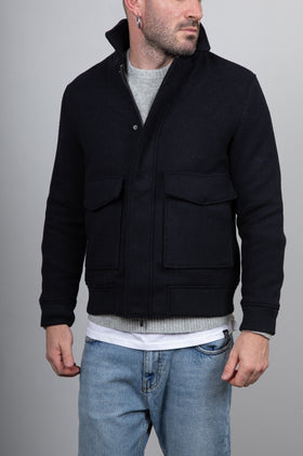 Bomber in panno SQUAD 2 - BLU GBS401