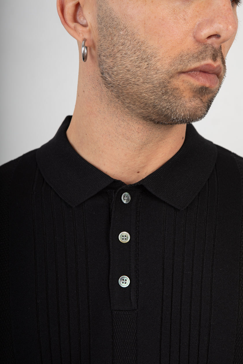 Polo GIANNI LUPO - GL35337 NERO