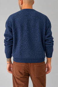 GIANNI LUPO Chenille Sweater - CREAM GL525S