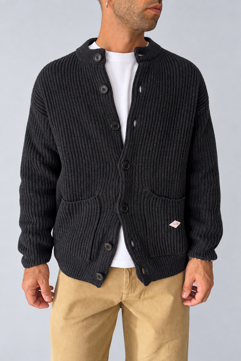 Cardigan WOODEN - CORTINA ANTRACITE