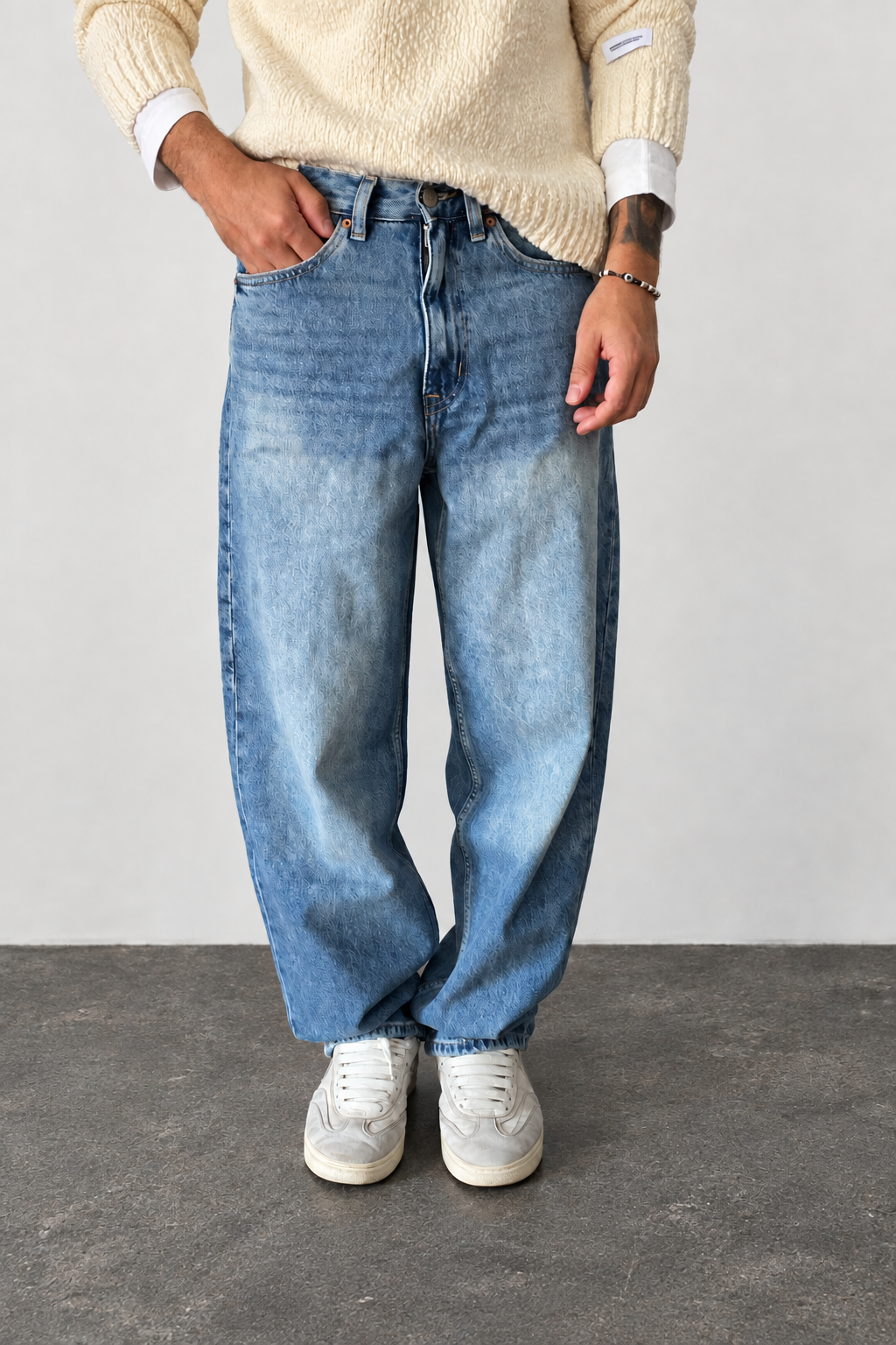 Jeans baloon fit DR DENIM -OMAR-BARREL SKY USED