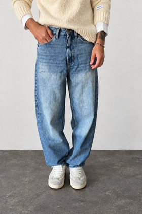 Jeans balloon fit DR DENIM -OMAR BARREL SKY USED