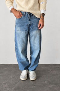 Jeans balloon fit DR DENIM -OMAR BARREL SKY USED