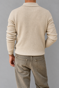 Polo manica lunga HAMAKI-OH - 3242H BEIGE