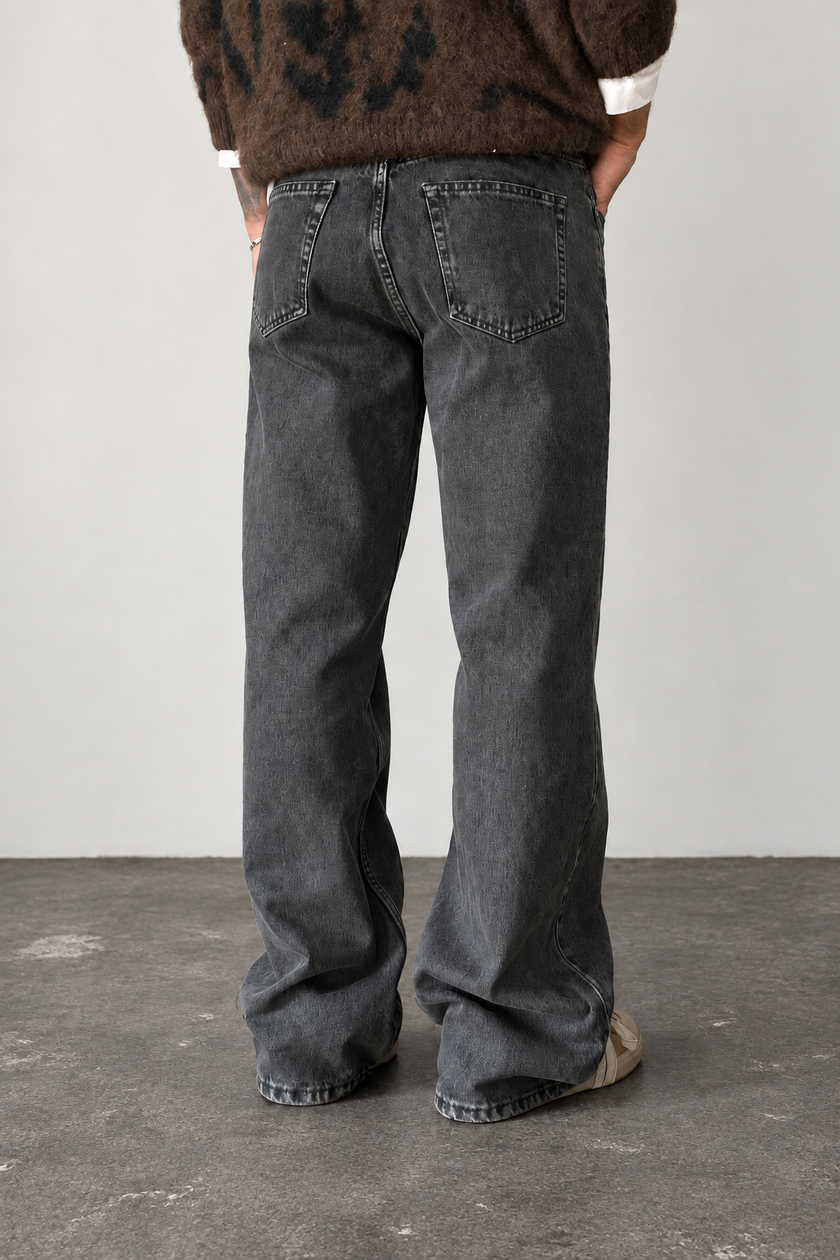 Jeans bootcut DR DENIM - RIFT-WIDE AGED BLACK