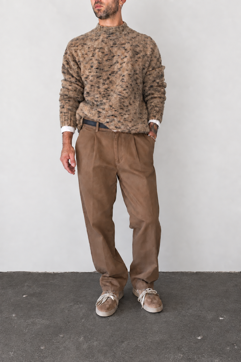 Maglione jacquard S001 - KEVIN82 CIGAR