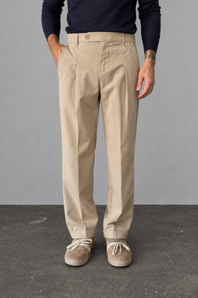 Pantalone sartoriale SQUAD2 - GANT BEIGE