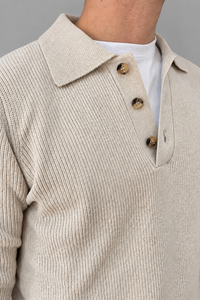 Polo in ciniglia HAMAKI-OH - 3254H BEIGE
