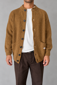 Cardigan WOODEN - CORTINA CAMEL