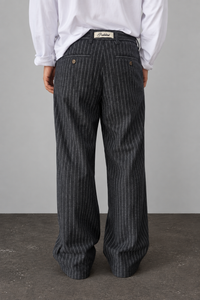 Pantalone gessato PROHIBITED - 3010187 DARK GREY