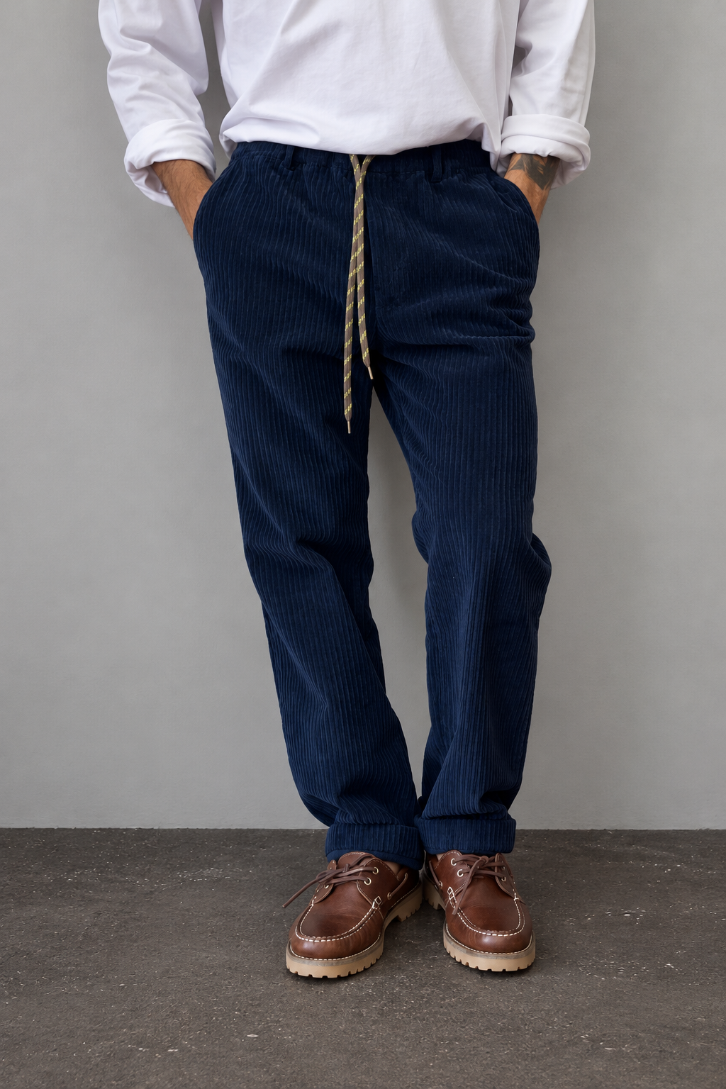 Pantalaccio in velluto rocciatore S001 - PAZ85ROC NAVY