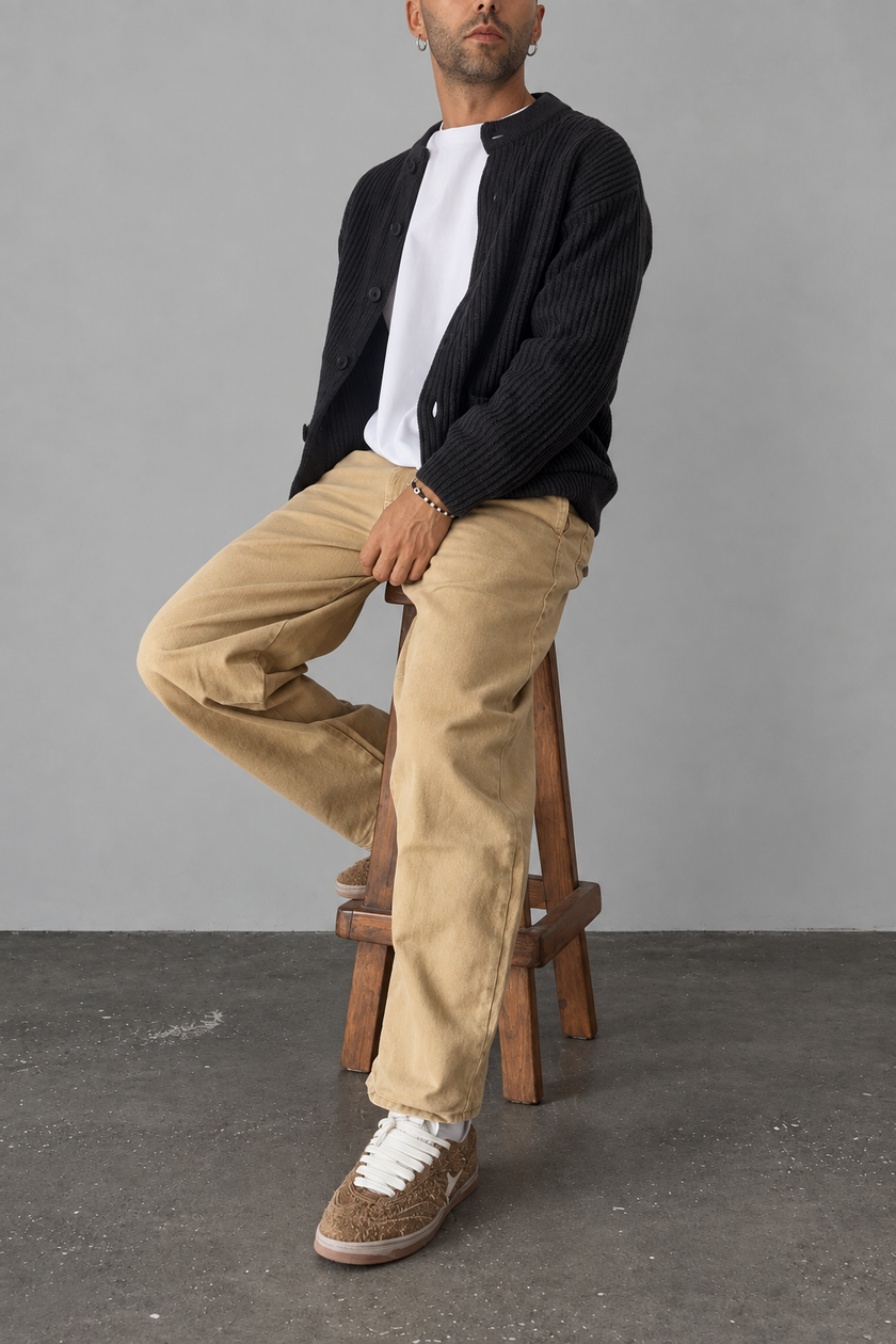 Cardigan WOODEN - CORTINA ANTRACITE