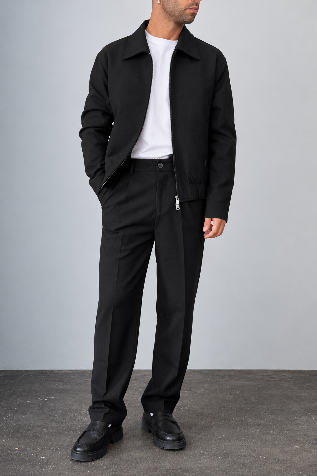 Pantalone flanella GIANNI LUPO - GL9848 NERO