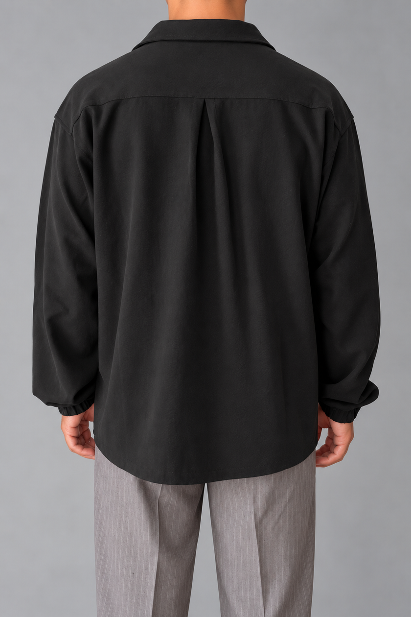 Anorak in jersey WOODEN - OHIO NERO