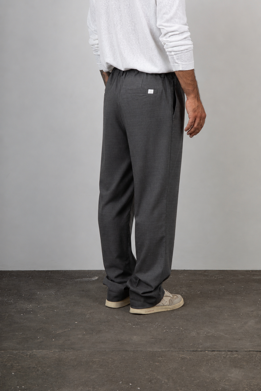Pantalone fresco lana WOC - MARACAIBO GRIGIO
