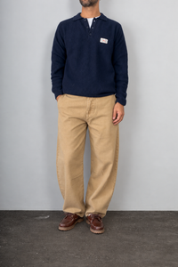 Polo costa inglese WOODEN - MARK BLU