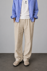 Pantalone in lino PONT - MAPUTO RMLSAB