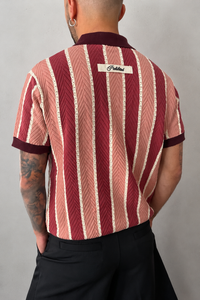 Polo in maglia PROHIBITED - 1030109 RED