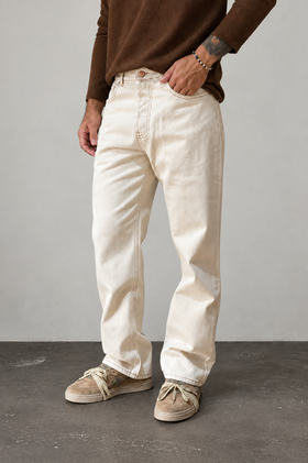 Jeans WOODEN - ORIGINAL VINTAGE ECRU' MORO