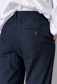 Pantalone pleated denim TELAMIRA - DTP06316