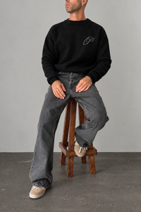 Maglione Initial PROHIBITED - 1180040 NERO
