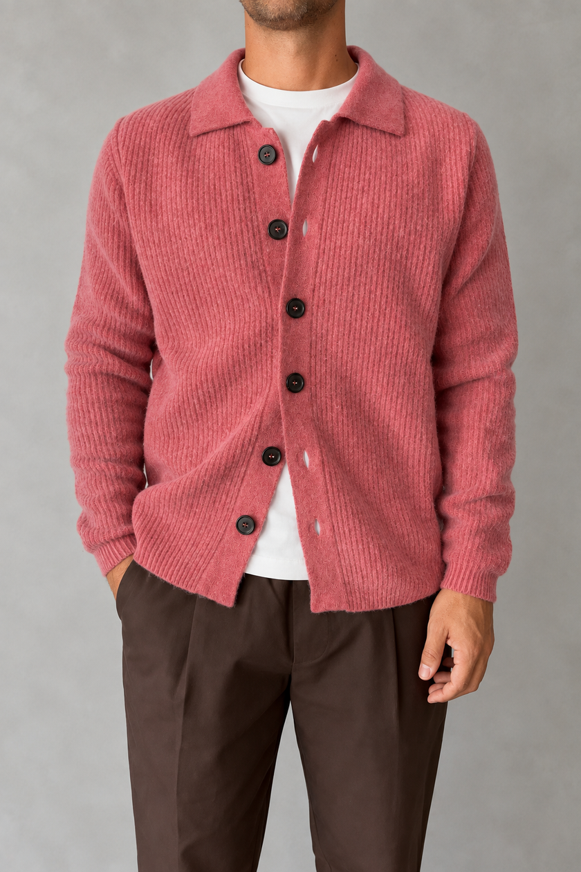 Cardigan WOODEN - DOBBIACO ROSA