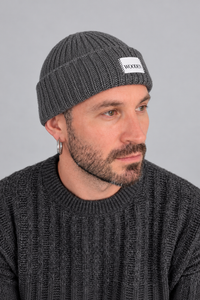 Beanie WOODEN - DOLOMITI ANTRACITE