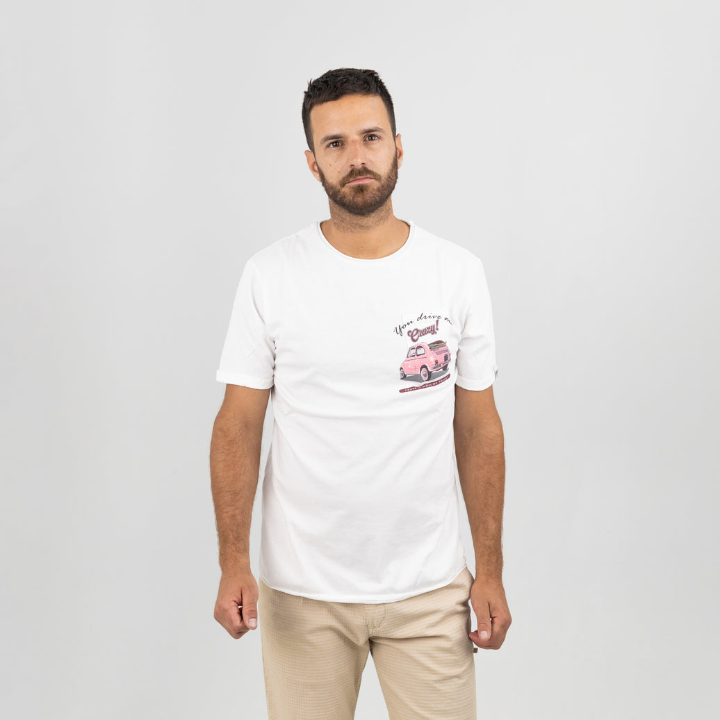 T-SHIRT BERNA-MACCHINA CREAM 243467