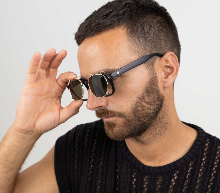 Glasses OS SUNGLASSES-BERLIN BLACK CLIP