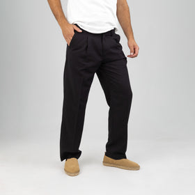 OVER D BLACK TROUSERS-OE1S2S4P11