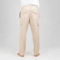 OVER D-BEIGE CARGO TROUSERS OE1S2S4P35