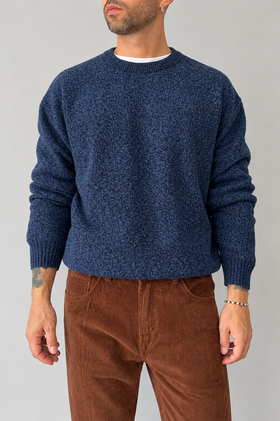 GIANNI LUPO Chenille Sweater - CREAM GL525S