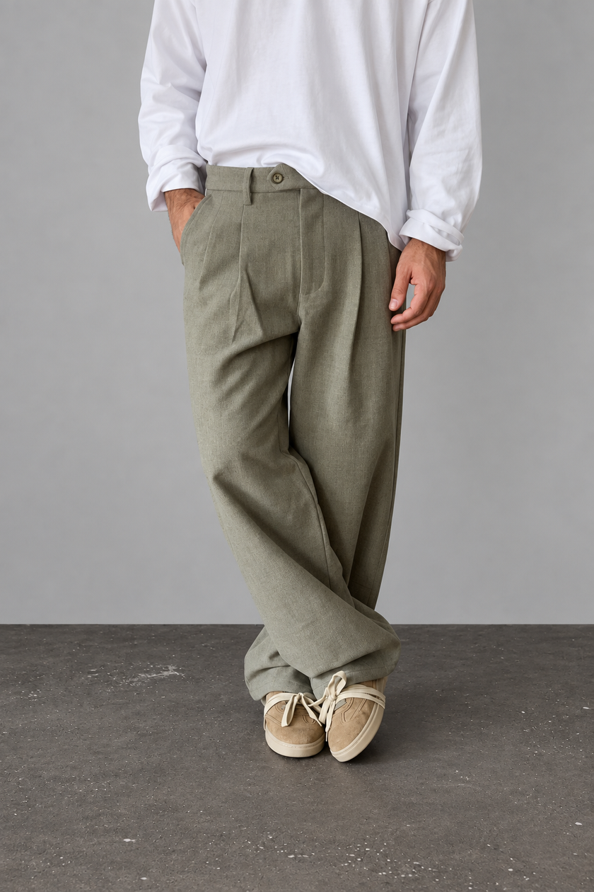 Pantalone palazzo PROHIBITED - 3010188 LIGHT GREY