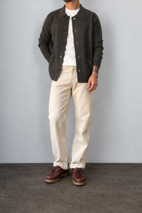 Cardigan con colletto HAMAKI-OH - 3250H VERDE