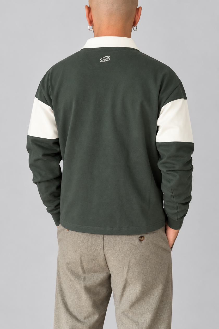 Polo PROHIBITED - 1230041 FOREST GREEN