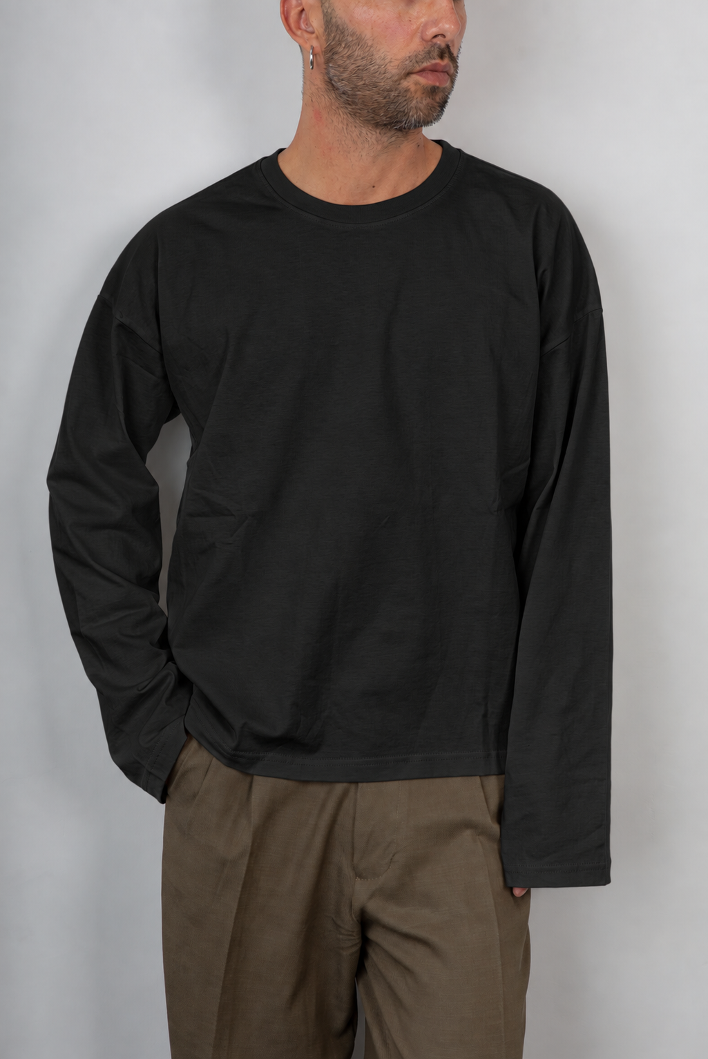 T-shirt manica lunga STILOSOPHY - ESTEBAN NERA
