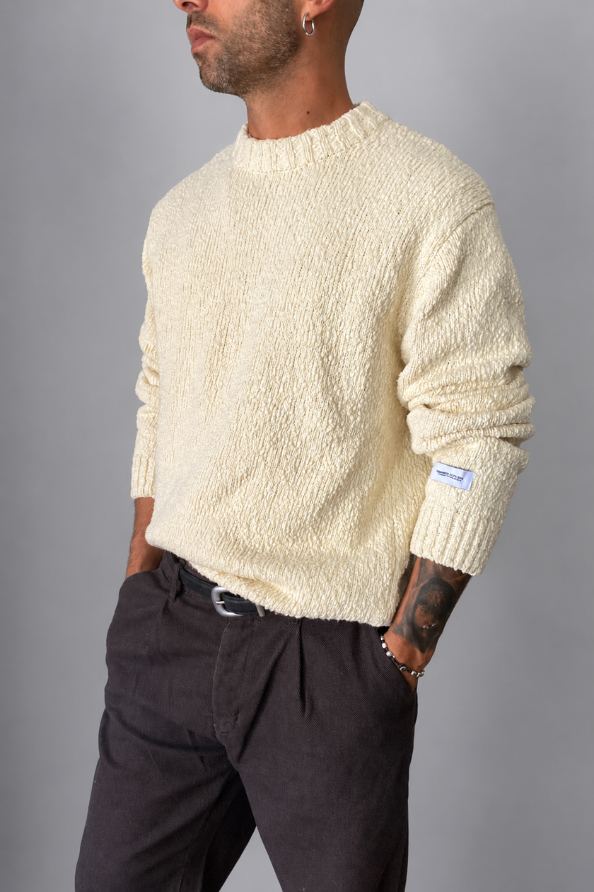 Maglione bouclé DRDENIM - MIC ECRU'