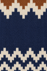 Maglione jacquard GIANNI LUPO - BW1039 NAVY