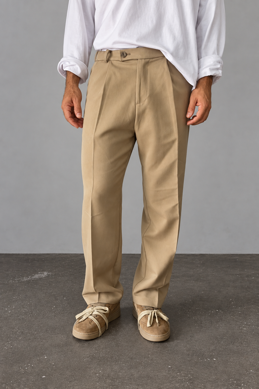 Pantalone TELAMIRA - MTP05139 BEIGE