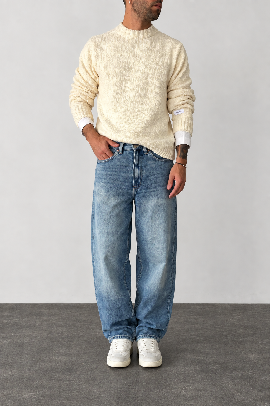 Jeans balloon fit DR DENIM -OMAR BARREL SKY USED