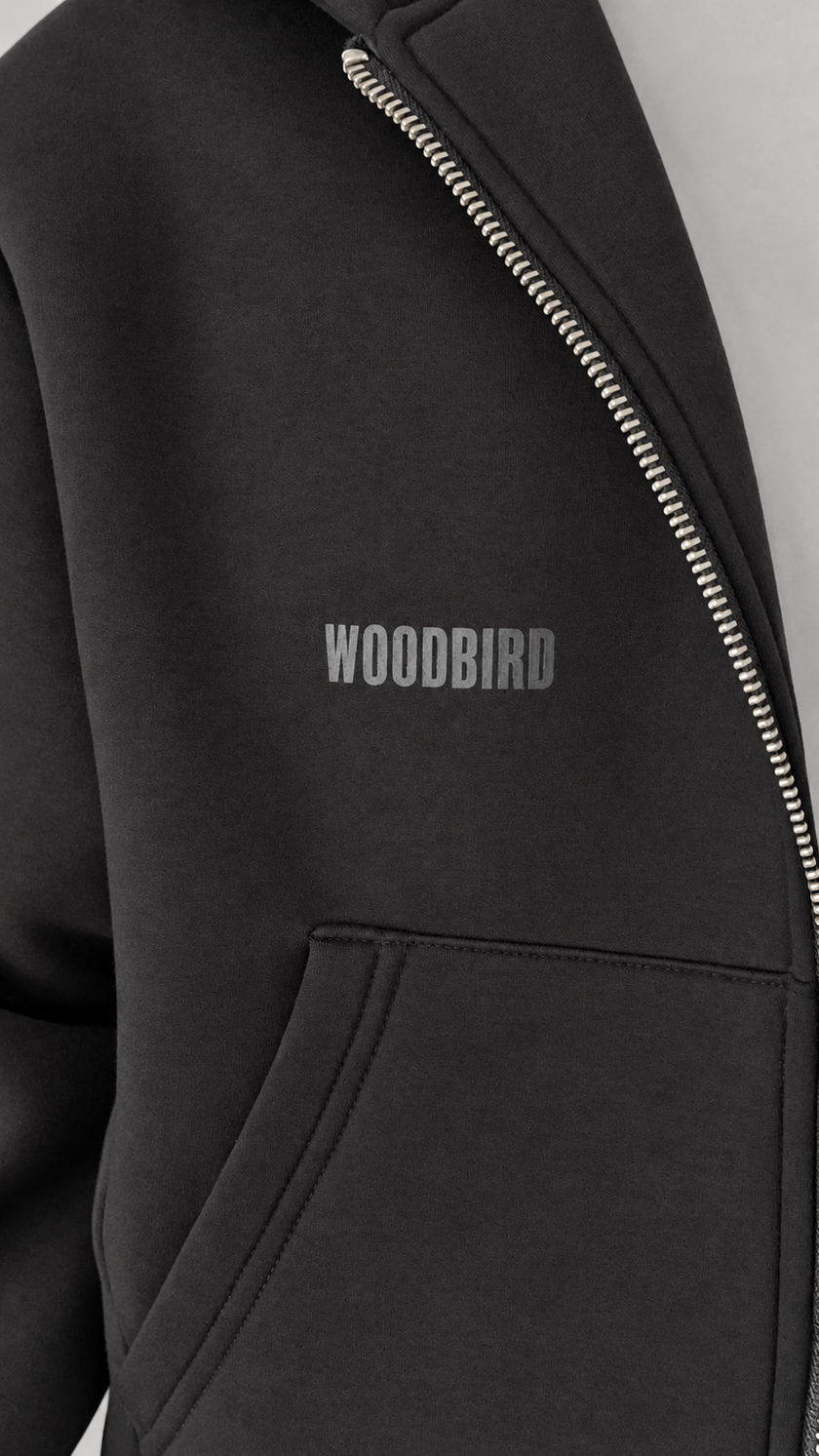 Felpa scuba WOODBIRD - 2616-610 BLACK