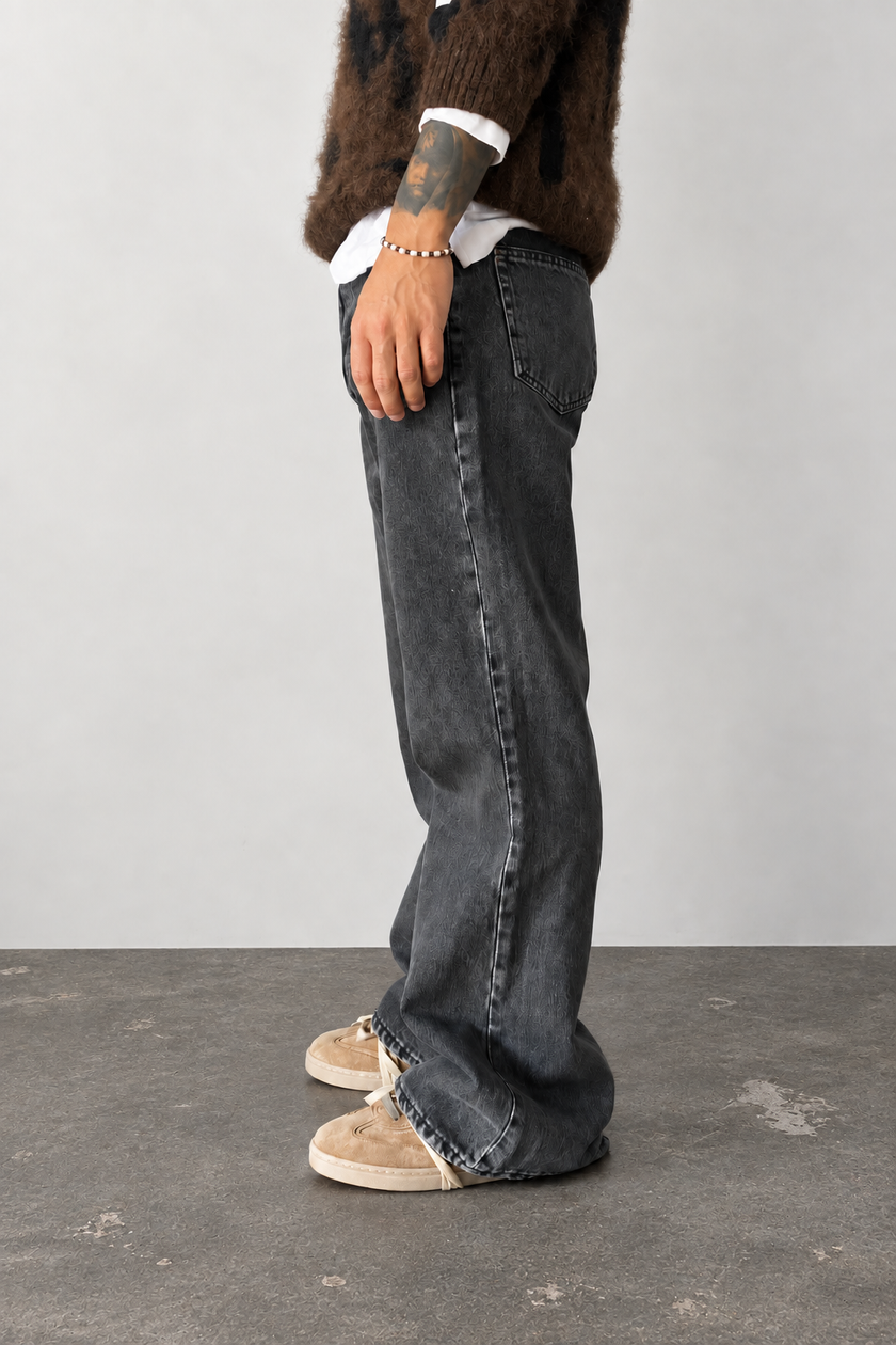 Jeans bootcut DR DENIM - RIFT-WIDE AGED BLACK