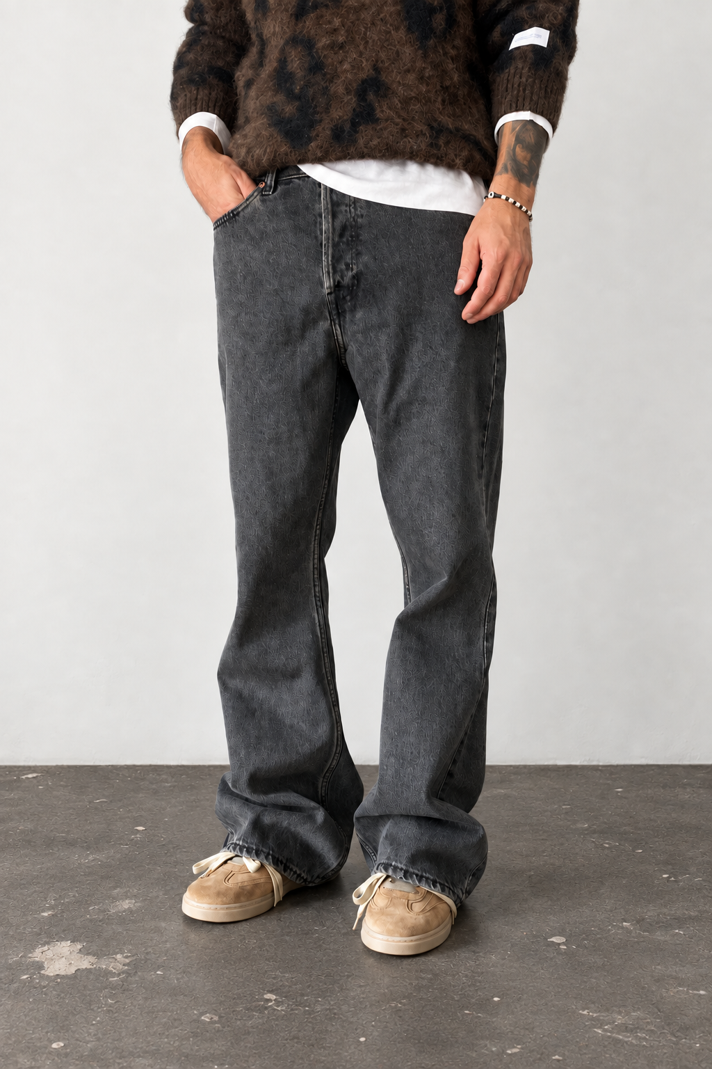 Jeans bootcut DR DENIM - RIFT-WIDE AGED BLACK