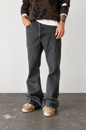 Jeans bootcut DR DENIM - RIFT-WIDE AGED BLACK