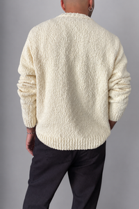 Maglione bouclé DRDENIM - MIC ECRU'
