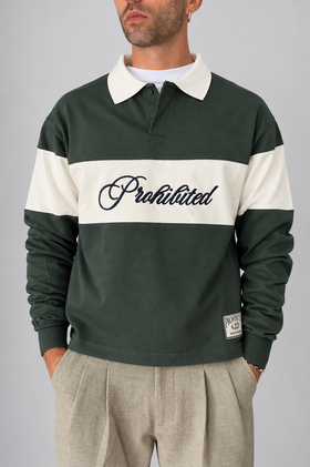 Polo PROHIBITED - 1230041 FOREST GREEN