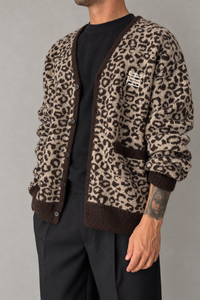 Cardigan Leopard WOODBIRD - 2636-813 SAND FUDGE